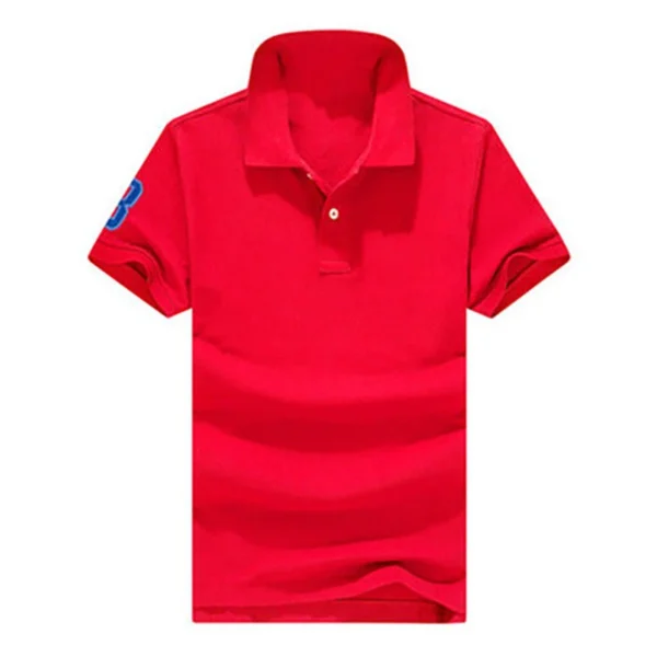 Men Ralph Slim Fit Big Pony Short Sleeve 100%Cotton Mesh Polo Shirts 8823-3 - Image 17