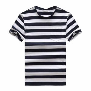high quality European size men ralph small pony short sleeve 100%cotton leisure classic stripe t shirt 8829