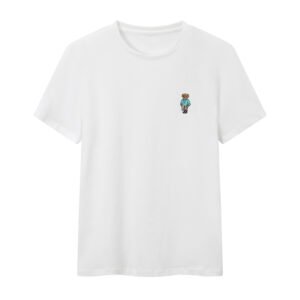high quality European size men ralph small bear short sleeve 100%cotton leisure classic t shirt 2203