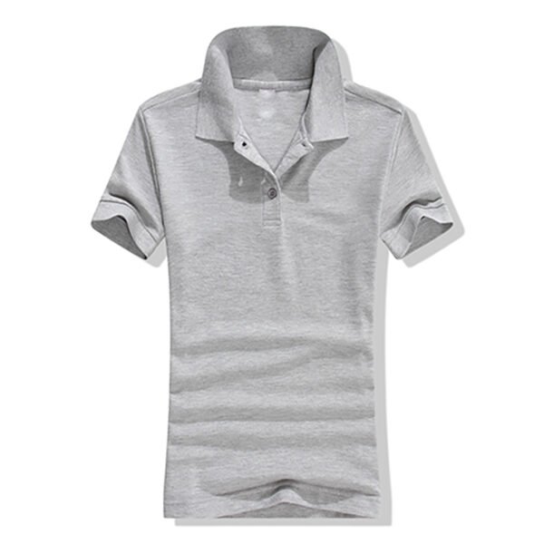 Women Ralph Small Pony Short Sleeve 100%Cotton Slim Fit Stretch Polo Shirt 6055A - Image 12