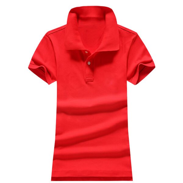 Women Ralph Small Pony Short Sleeve 100%Cotton Slim Fit Stretch Polo Shirt 6055A - Image 13