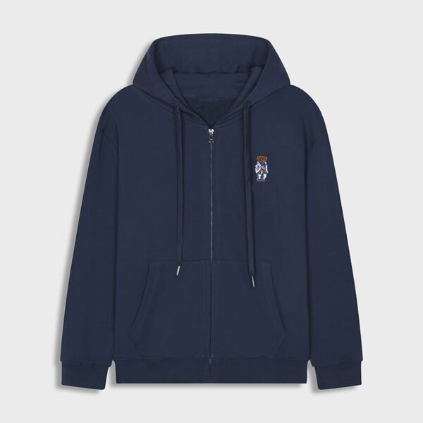 high quality men ralph small bear 100%cotton leisure long sweatshirts classic hoodies H11