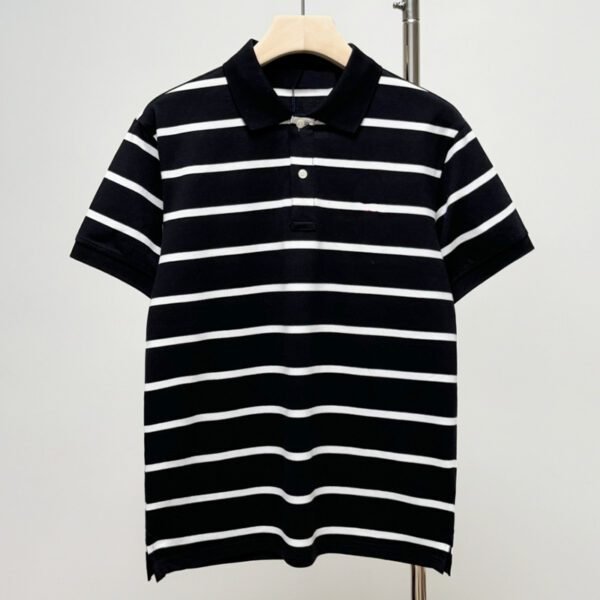 men ralph small pony 100%cotton leisure classic short sleeve stripe polo shirts H050