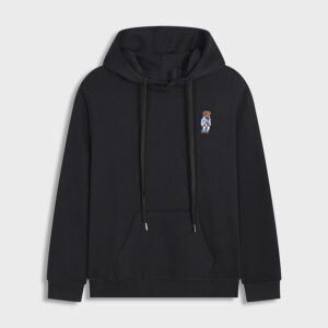 high quality men ralph small bear 100%cotton leisure long sweatshirts classic hoodies H04