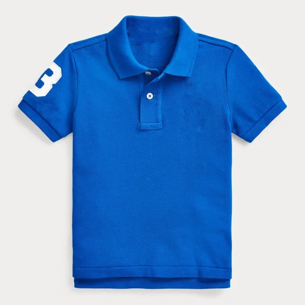 Kids Ralph Slim Fit Big Pony Short Sleeve 100%Cotton Mesh Polo Shirts 311 - Image 8