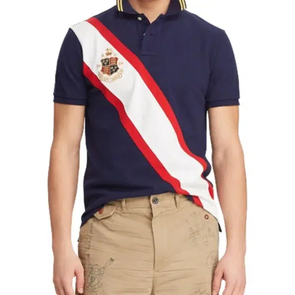 Men Ralph Slim Fit Big Pony Short Sleeve 100%Cotton Mesh Polo Shirts 8083 8085 8087 8088 8089 - Image 2