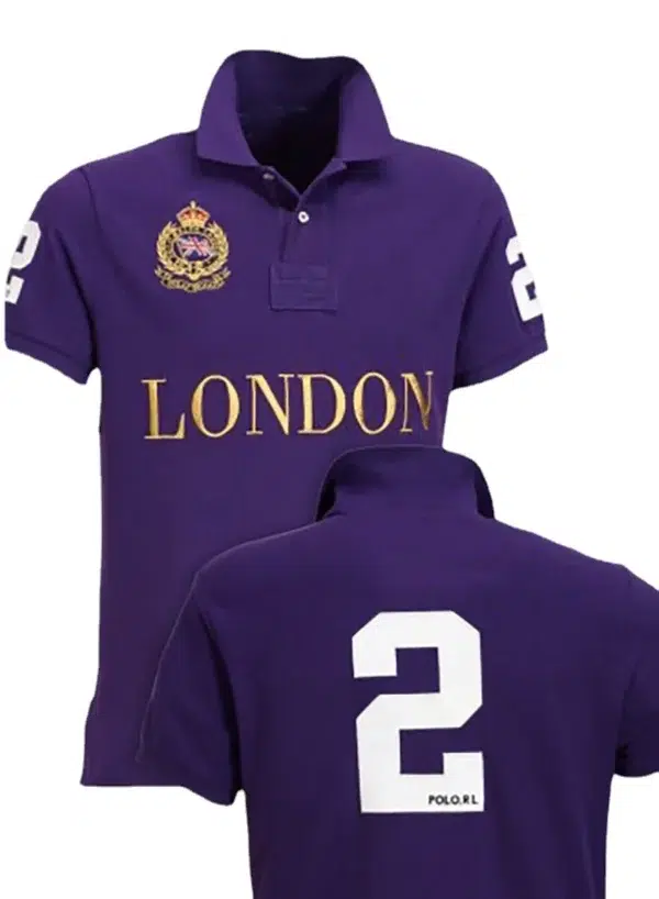 Men Ralph Slim Fit Big Pony Short Sleeve 100%Cotton Mesh Polo Shirts 8072 - Image 9