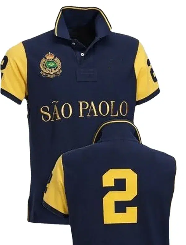 Men Ralph Slim Fit Big Pony Short Sleeve 100%Cotton Mesh Polo Shirts 8072 - Image 4
