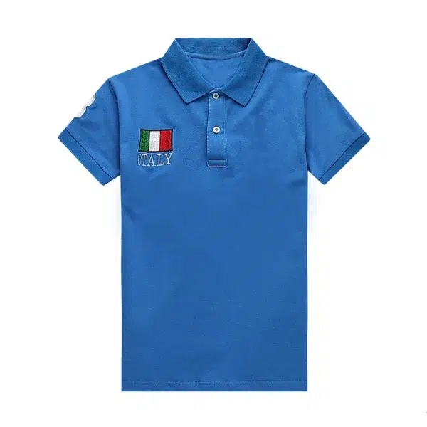 Women Ralph Big Pony Short Sleeve 100%Cotton Slim Fit Stretch Polo Shirts - Image 8