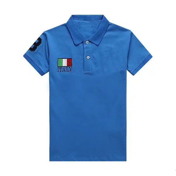 Women Ralph Big Pony Short Sleeve 100%Cotton Slim Fit Stretch Polo Shirts - Image 7