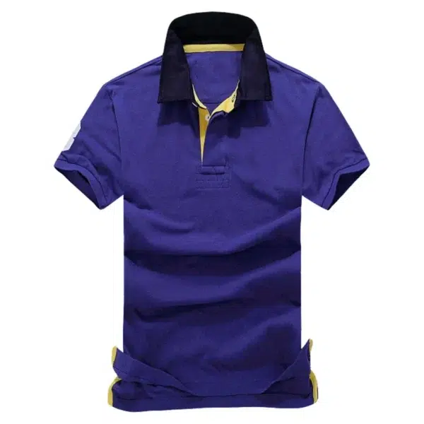 Men Ralph Slim Fit Big Pony Short Sleeve 100%Cotton Mesh Polo Shirts 8056 - Image 4