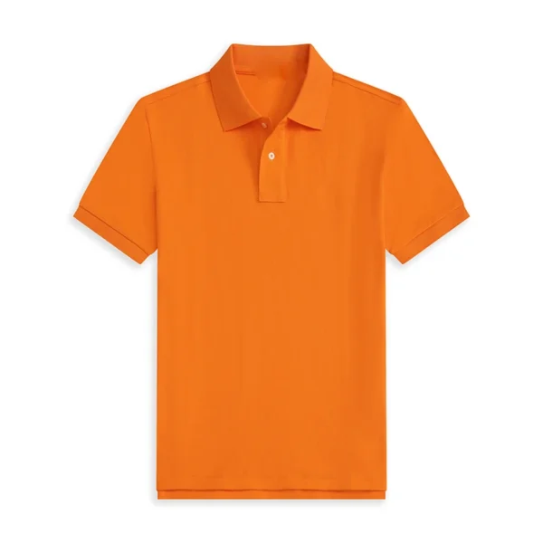 High Quality Men’s Ralph Pony Polo Shirt 100% Cotton Slim Fit Short Sleeve Polo T-Shirt Golf Casual Wear Style 8821 - Image 21