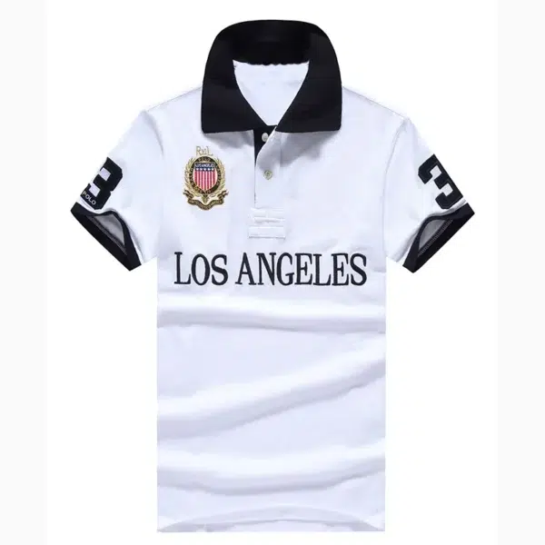 Men Ralph Slim Fit Big Pony Short Sleeve 100%Cotton Mesh Polo Shirts 8047A - Image 13