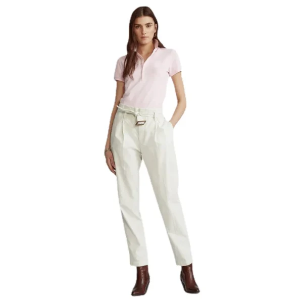 Women Ralph Small Pony 5Buttons Short Sleeve 100%Cotton Slim Fit Stretch Polo Shirt 6022 - Image 9