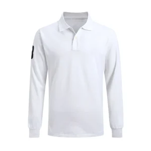 High Quality European Size Men Ralph Slim Fit Big Pony Long Sleeve 100%Cotton Mesh Polo Shirts 9920
