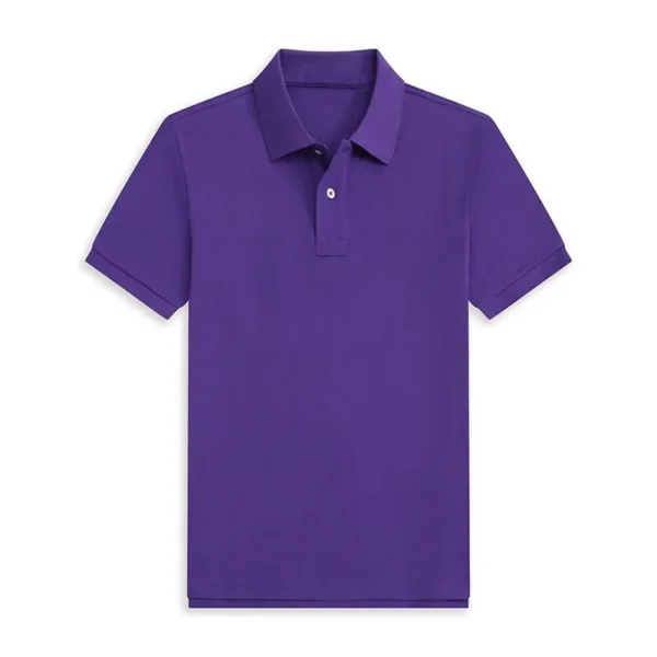 Ralph Small Pony Men’s Polo Shirt 100% Cotton Slim Fit Short Sleeve Polo T-Shirt Golf Casual Wear On Sale 8071 - Image 3