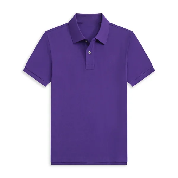 High Quality Men’s Ralph Pony Polo Shirt 100% Cotton Slim Fit Short Sleeve Polo T-Shirt Golf Casual Wear Style 8821 - Image 3
