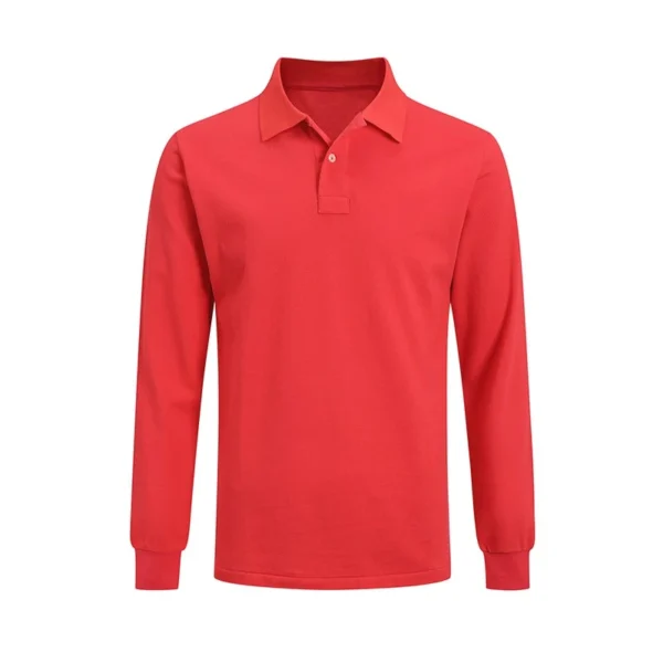 High Quality Men’s Ralph Pony Polo Shirt 100% Cotton Slim Fit Long Sleeve Polo T-Shirt Golf Casual Wear Style 9921 - Image 10