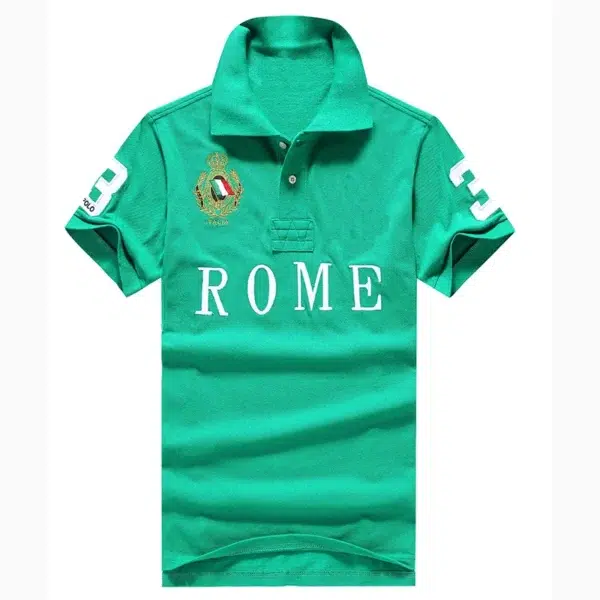 Men Ralph Slim Fit Big Pony Short Sleeve 100%Cotton Mesh Polo Shirts 8047A - Image 15