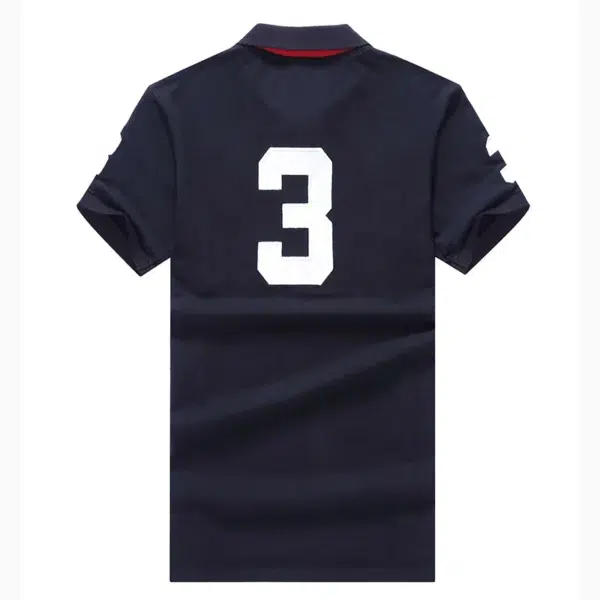 Men Ralph Slim Fit Big Pony Short Sleeve 100%Cotton Mesh Polo Shirts 8047A - Image 4