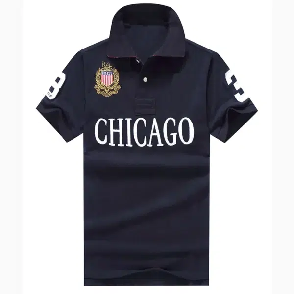 Men Ralph Slim Fit Big Pony Short Sleeve 100%Cotton Mesh Polo Shirts 8047A - Image 5