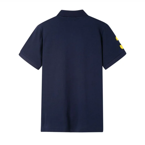 High Quality European Size Men Ralph Slim Fit Big Colorful Pony Short Sleeve 100%Cotton Mesh Polo Shirts 8833 - Image 6