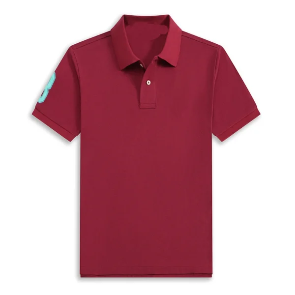 High Quality Men’s Ralph Big Pony Polo Shirt 100% Cotton Slim Fit Short Sleeve Polo T-Shirt Golf Casual Wear Style 8820 - Image 13