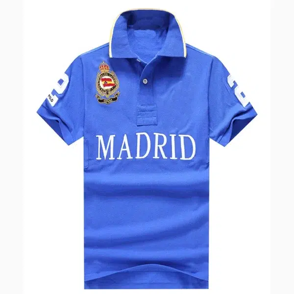 Men Ralph Slim Fit Big Pony Short Sleeve 100%Cotton Mesh Polo Shirts 8047A - Image 11